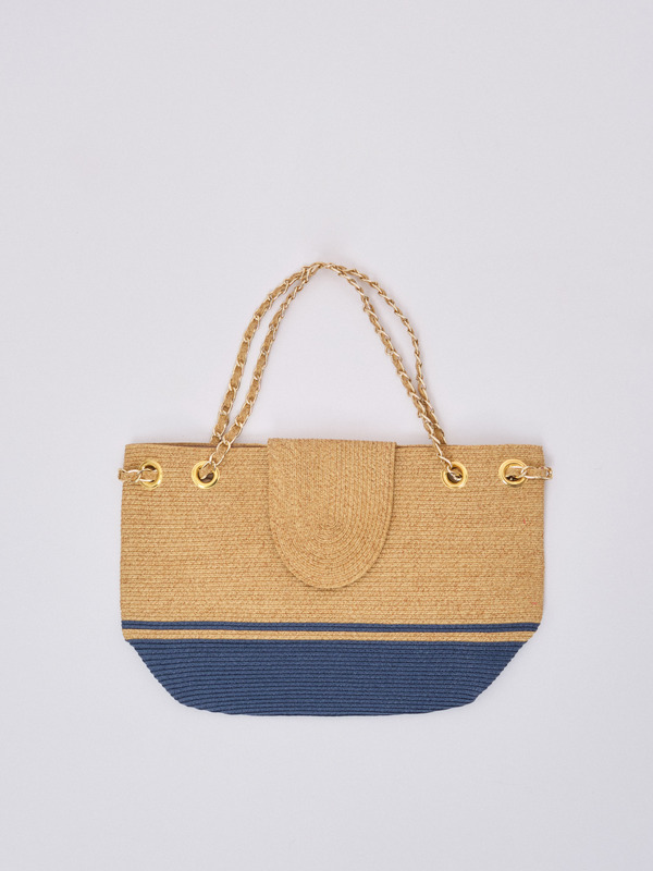 ЭGB10-1 beige/blue/23-01 Сумка A.Fabretti