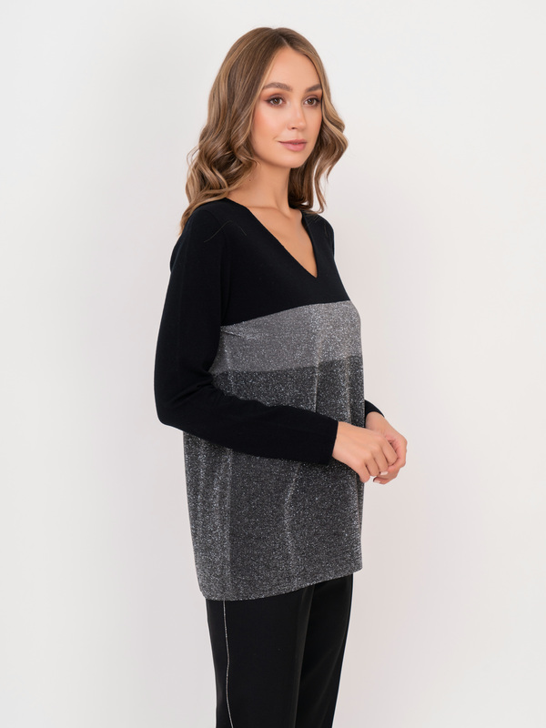 Э53245-nero/21-02 Пуловер D.Exterior