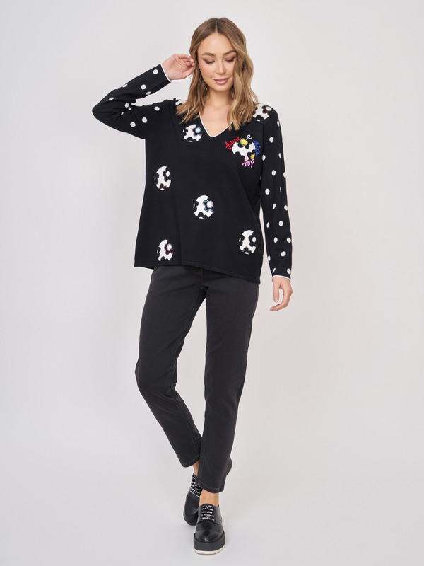 ЭAW807/22-02 Пуловер Leo&Ugo