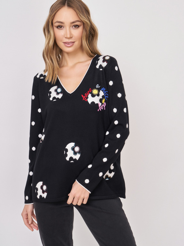 ЭAW807/22-02 Пуловер Leo&Ugo