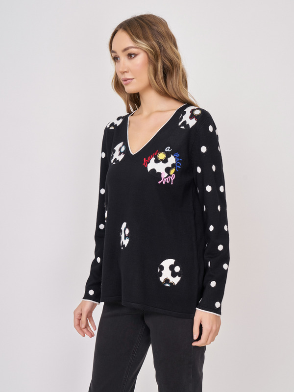 ЭAW807/22-02 Пуловер Leo&Ugo