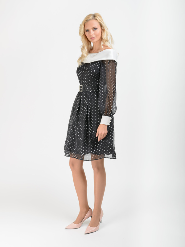 ЭPOESIA/19-01 Платье+ремень Luisa Spagnoli