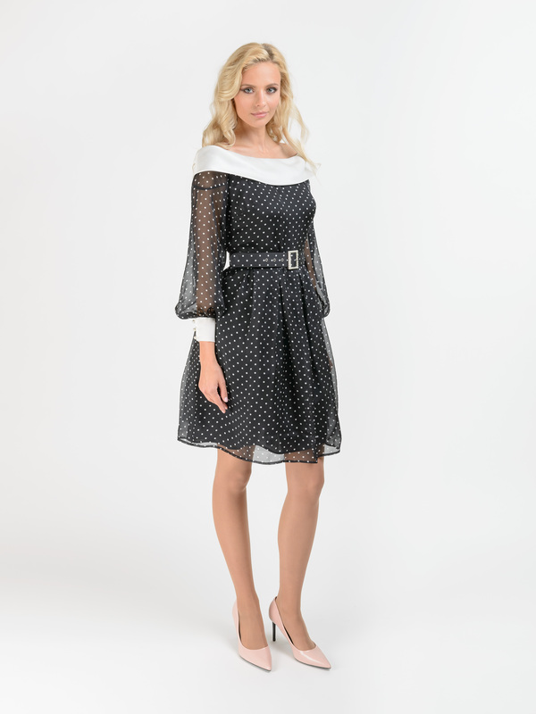 ЭPOESIA/19-01 Платье+ремень Luisa Spagnoli