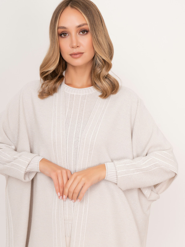 Э55104/22-02 Накидка (пончо) трикотажная D.Exterior