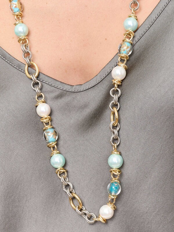 Э434917/24-02 Колье-трансформер Выход в свет Ярославна