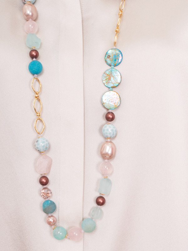 360995/21-02 Бусы Мечты и воплощения дл. Ярославна