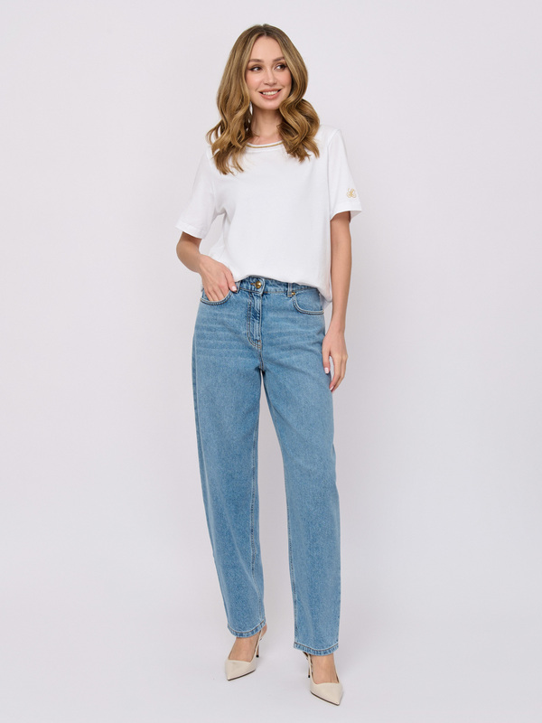 С AGELLO/м/26-01 Брюки джинсовые Luisa Spagnoli