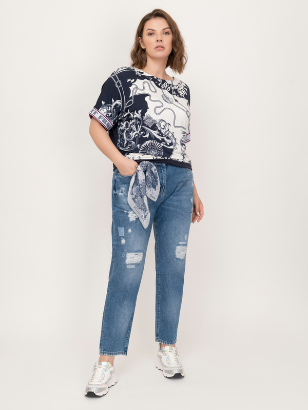 Э2180-121/21-01 Блуза тр. Franco Vello