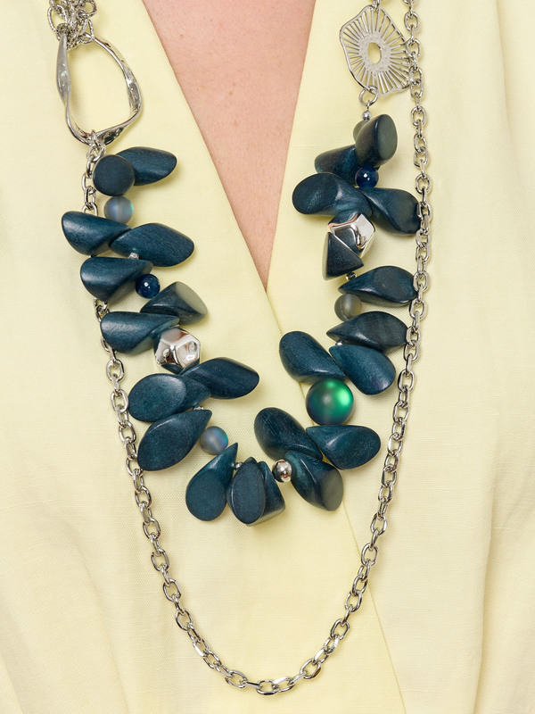 С494607/26-01 Колье Серебряное небо Franco Vello&Ярославна