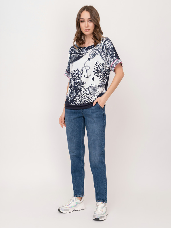 Э7134-121/21-01 Брюки джинсовые Franco Vello