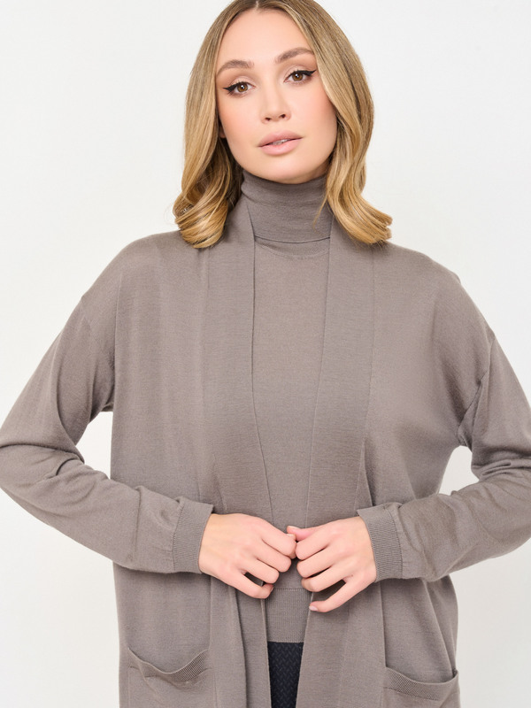 ЭQI1NT010/м/24-02 Кардиган тр.Kaos S.p.a.