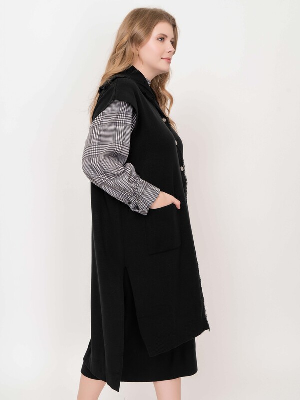 Э7401.5015/20-02 Жилет тр. Mat Fashion