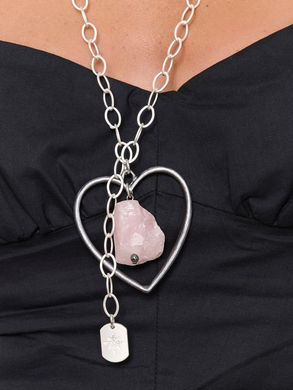 Э391715/24-02 Колье Сердечные тайны Ярославна