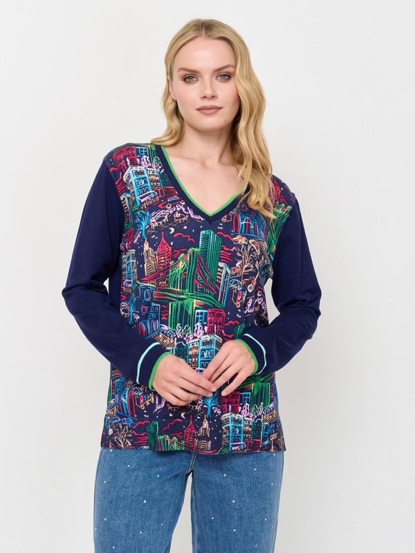 ЭDW227/м/24-02 Пуловер LEO & UGO