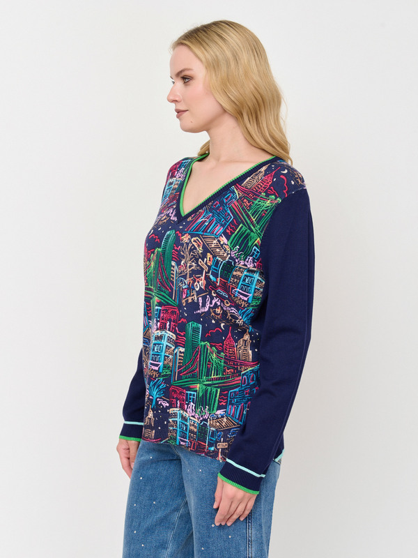 ЭDW227/м/24-02 Пуловер LEO & UGO