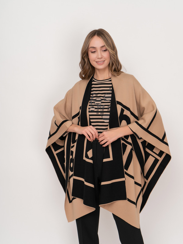 Э021525/21-02 Пончо тр. Rabe