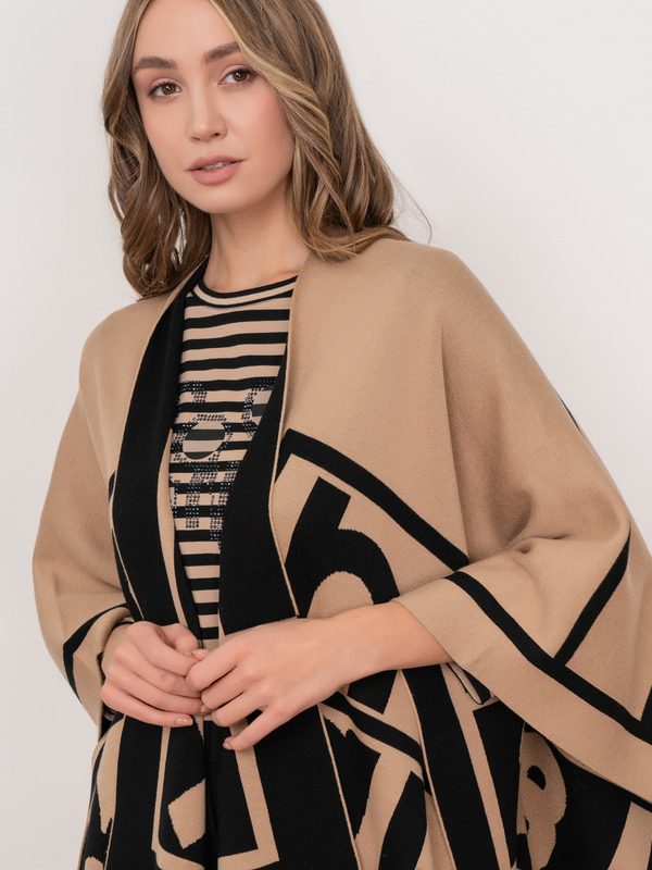 Э021525/21-02 Пончо тр. Rabe