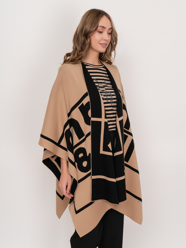 Э021525/21-02 Пончо тр. Rabe