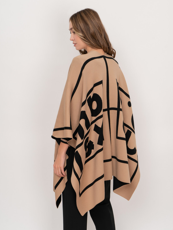 Э021525/21-02 Пончо тр. Rabe