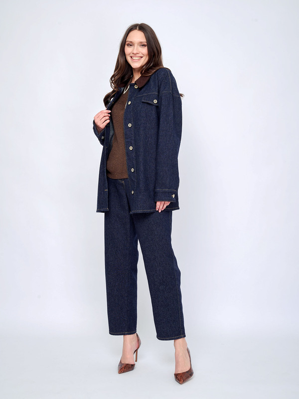 7928-227/26-02 Брюки джинсовые Franco Vello