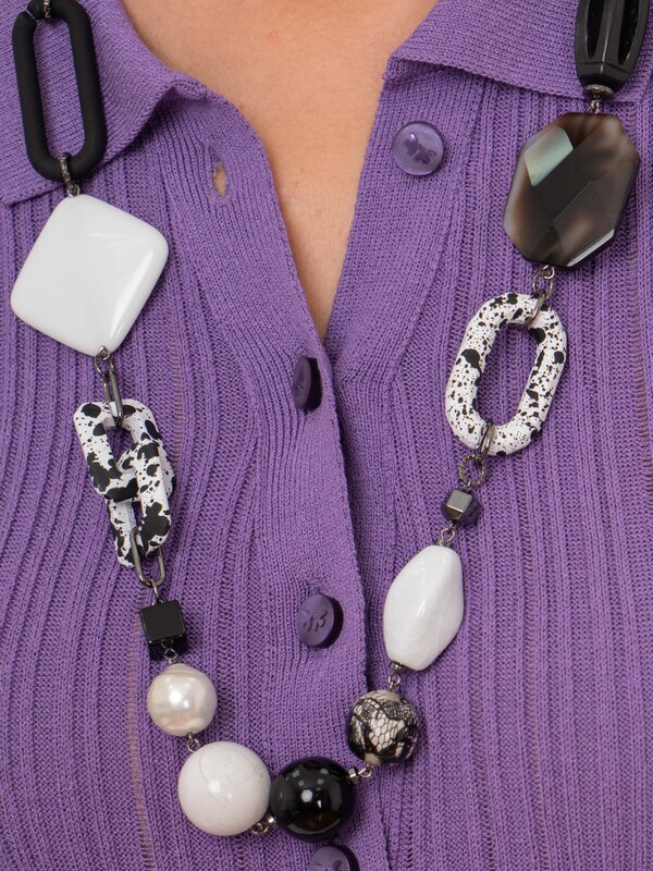 Э383192/22-02 Бусы Свет и Тень ср. Ярославна