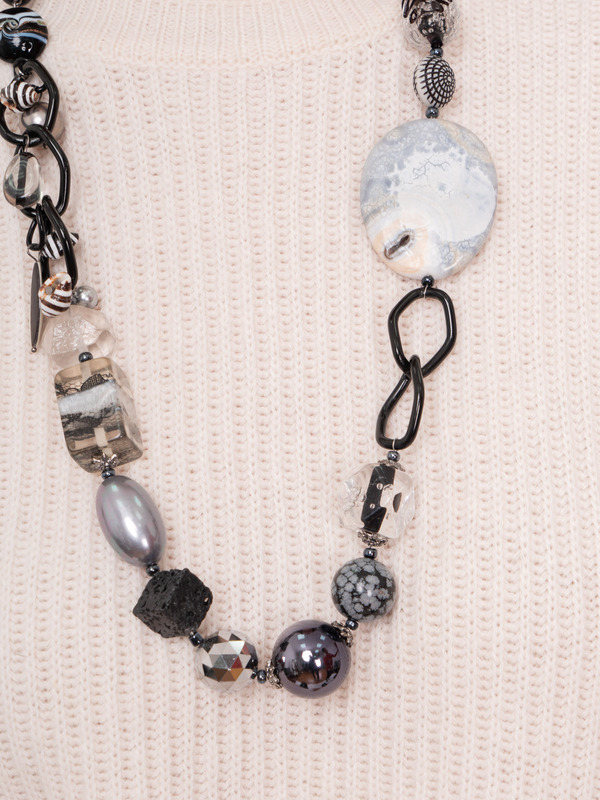 344872/21-02 Бусы Тайна Серебряных гор ср. Ярославна