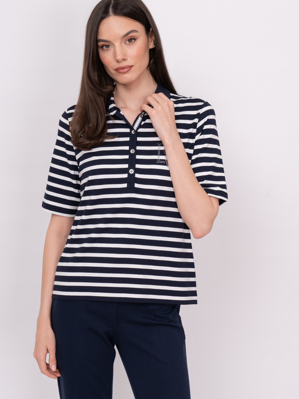 Э321357/22-01 Пуловер (с воротом поло) Rabe