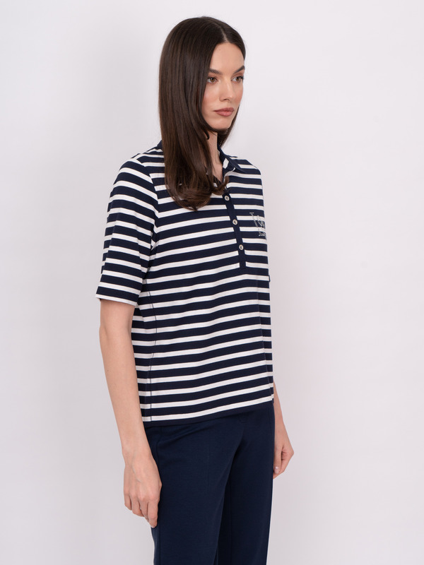 Э321357/22-01 Пуловер (с воротом поло) Rabe