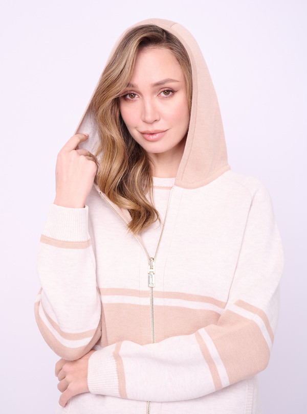 5045-227/26-02 Жакет на молнии вязаный Franco Vello