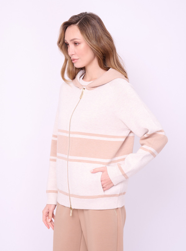 5045-227/26-02 Жакет на молнии вязаный Franco Vello