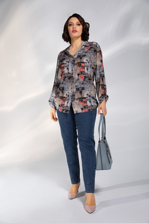 Э7286-223/22-02 Брюки джинсовые Franco Vello