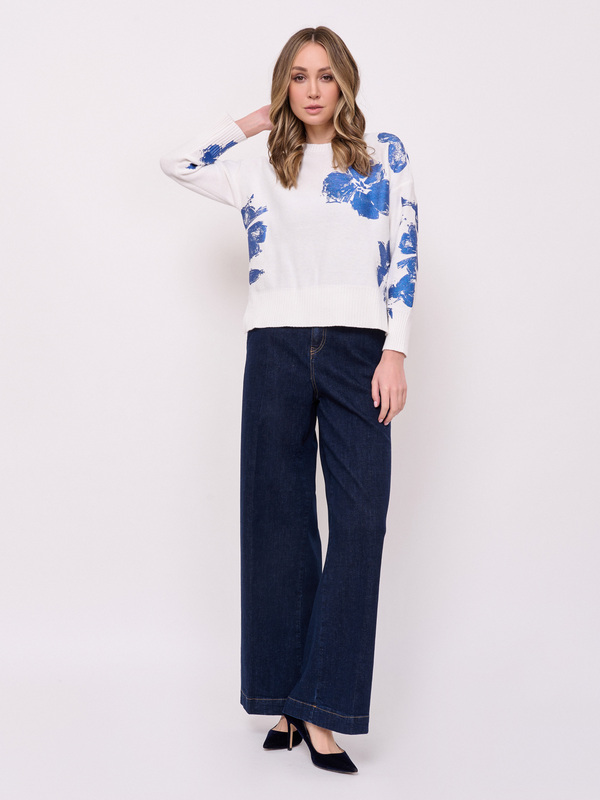 Э13181104 WLEG3/24-01 Брюки джинсовые Marella Denim