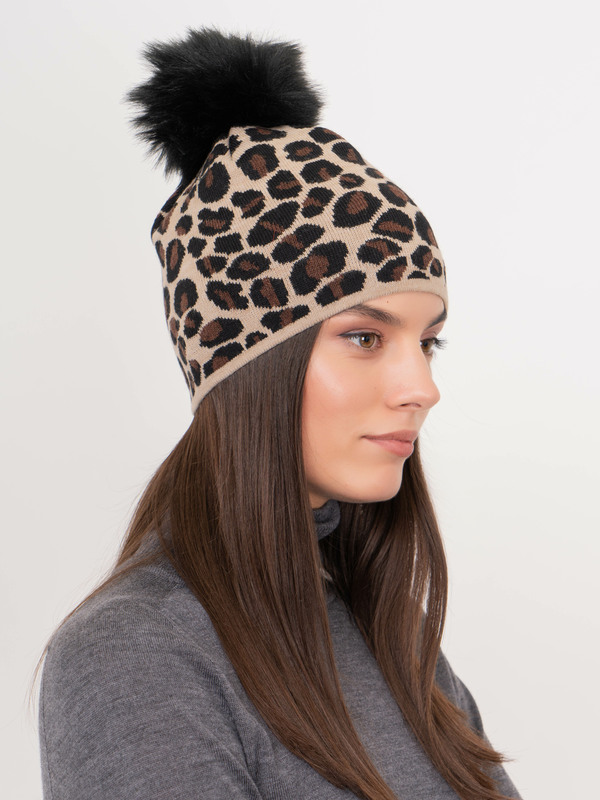 Э55760108 VENACO/20-02 Шапка с помпоном EMME