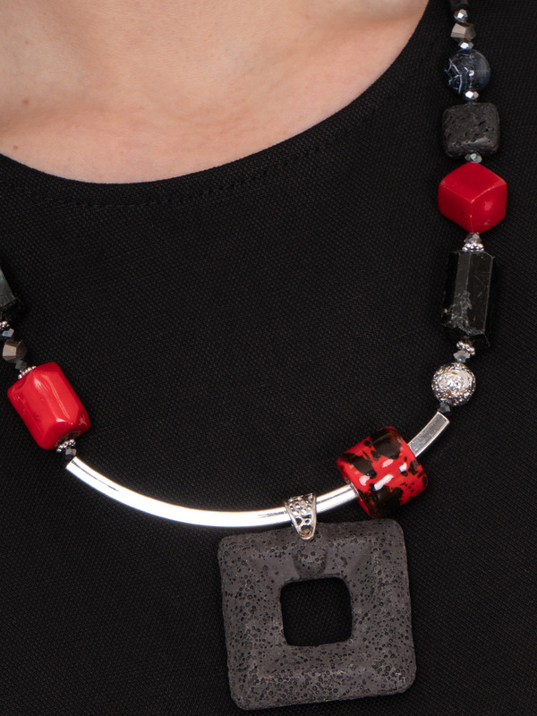 Э371809/22-01 Колье Везувий Ярославна