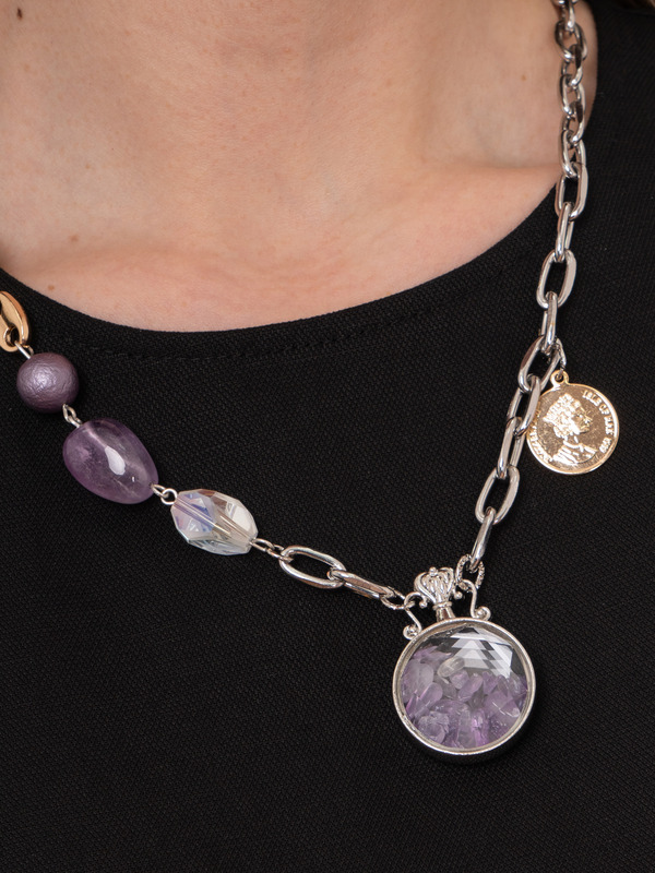 Э369677/22-01 Колье Драгоценные россыпи Ярославна