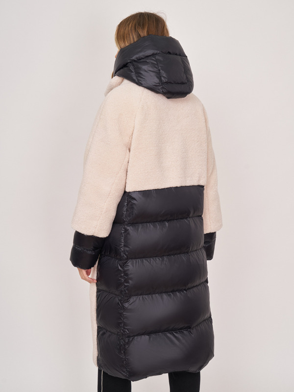 Э3362-223/22-02 Пальто утепленное иск. мех Franco Vello