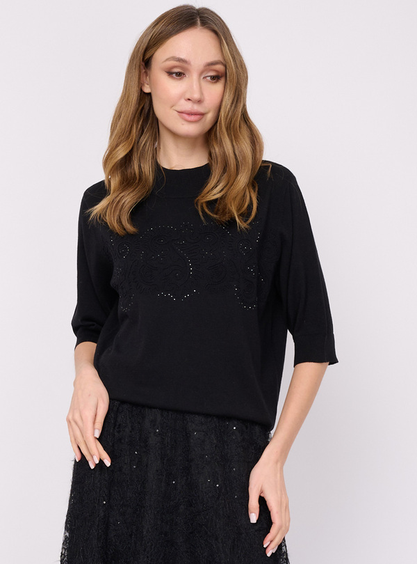 5076-227/26-02 Джемпер вязаный Franco Vello