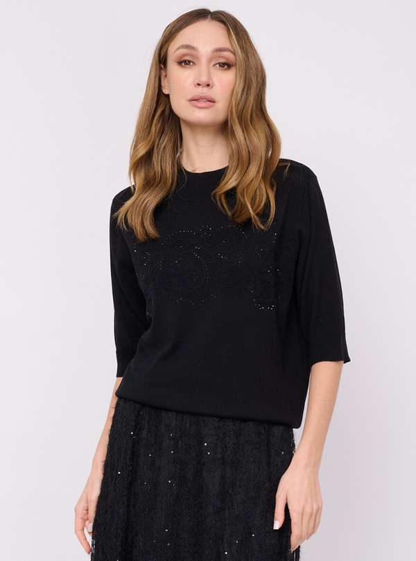 5076-227/26-02 Джемпер вязаный Franco Vello