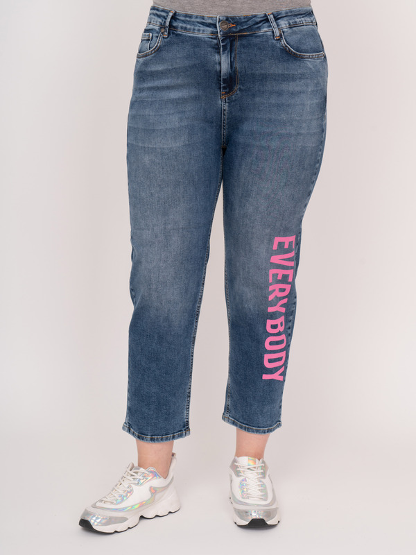 Э7702.2022/22-01 Брюки джинсовые Mat Fashion