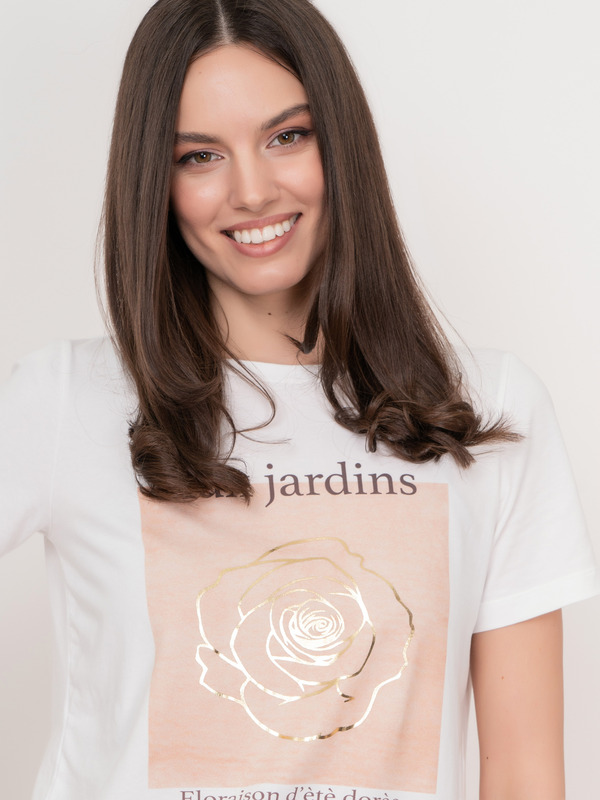 Э22D1724/22-01 Джемпер с короким рукавом Donne da Sogno