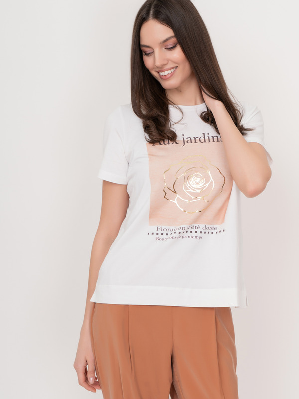 Э22D1724/22-01 Джемпер с короким рукавом Donne da Sogno