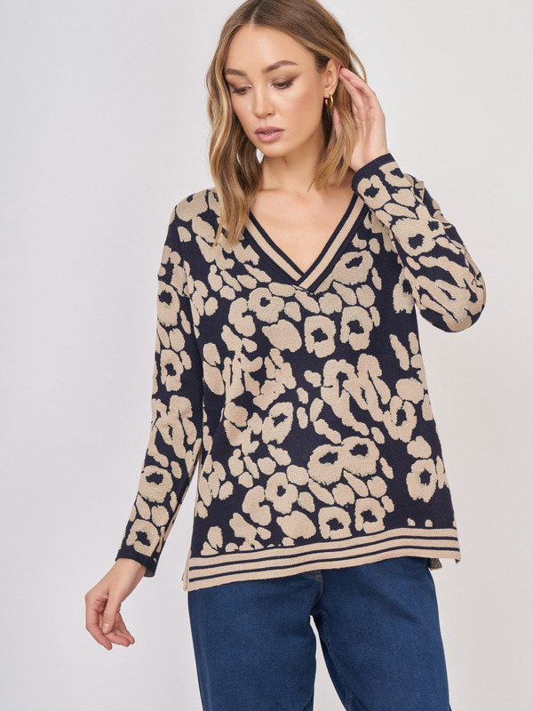 ЭAW888/22-02 Пуловер Leo&Ugo