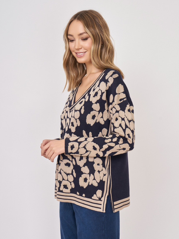 ЭAW888/22-02 Пуловер Leo&Ugo