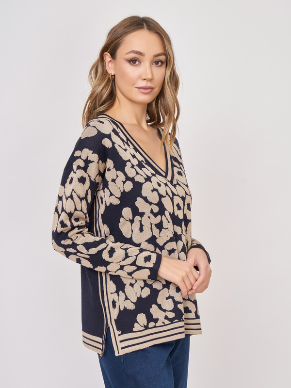 ЭAW888/22-02 Пуловер Leo&Ugo