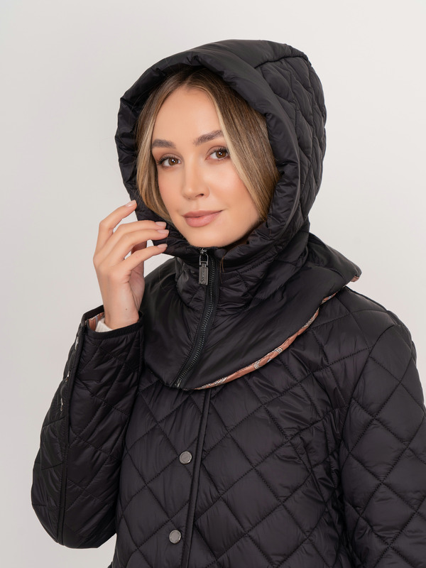 Э3317-223/м/22-02 Пальто утепленное в комплекте с капором+рукавицы Franco Vello