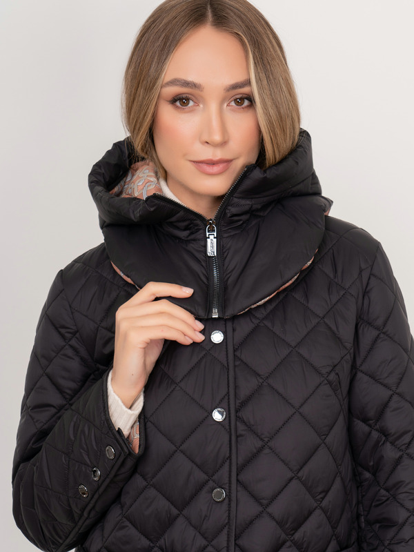 Э3317-223/м/22-02 Пальто утепленное в комплекте с капором+рукавицы Franco Vello