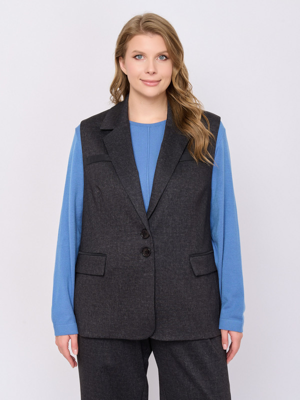 Э8401.3010/м/25-02 Жилет Mat Fashion