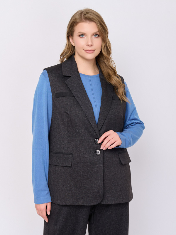 Э8401.3010/м/25-02 Жилет Mat Fashion