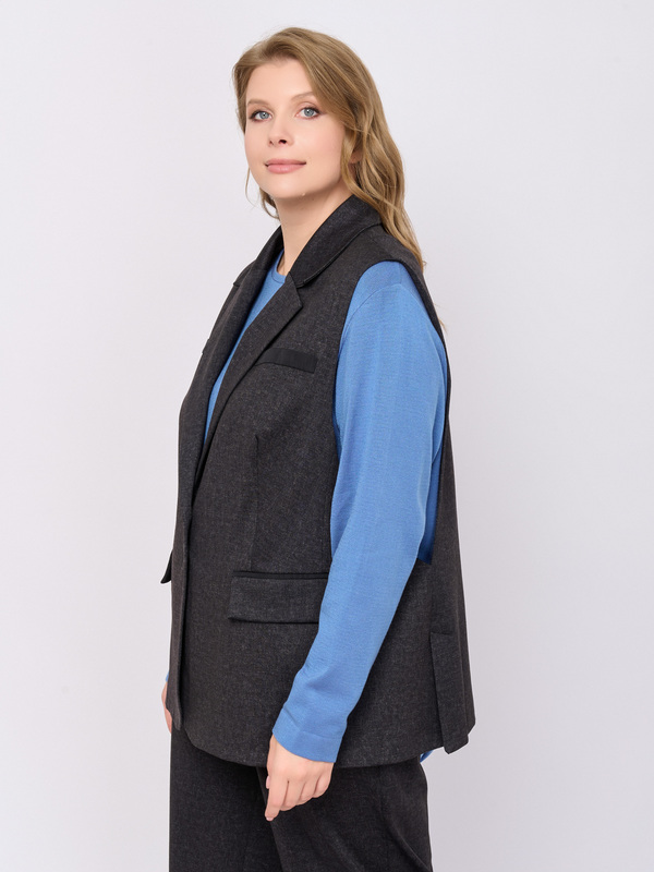Э8401.3010/м/25-02 Жилет Mat Fashion