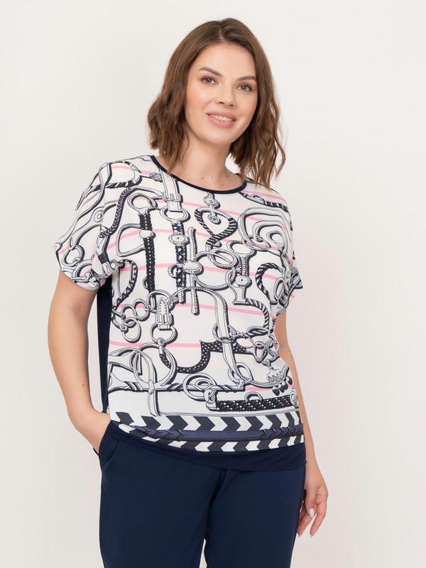 Э2189-121/21-01 Блуза тр. Franco Vello